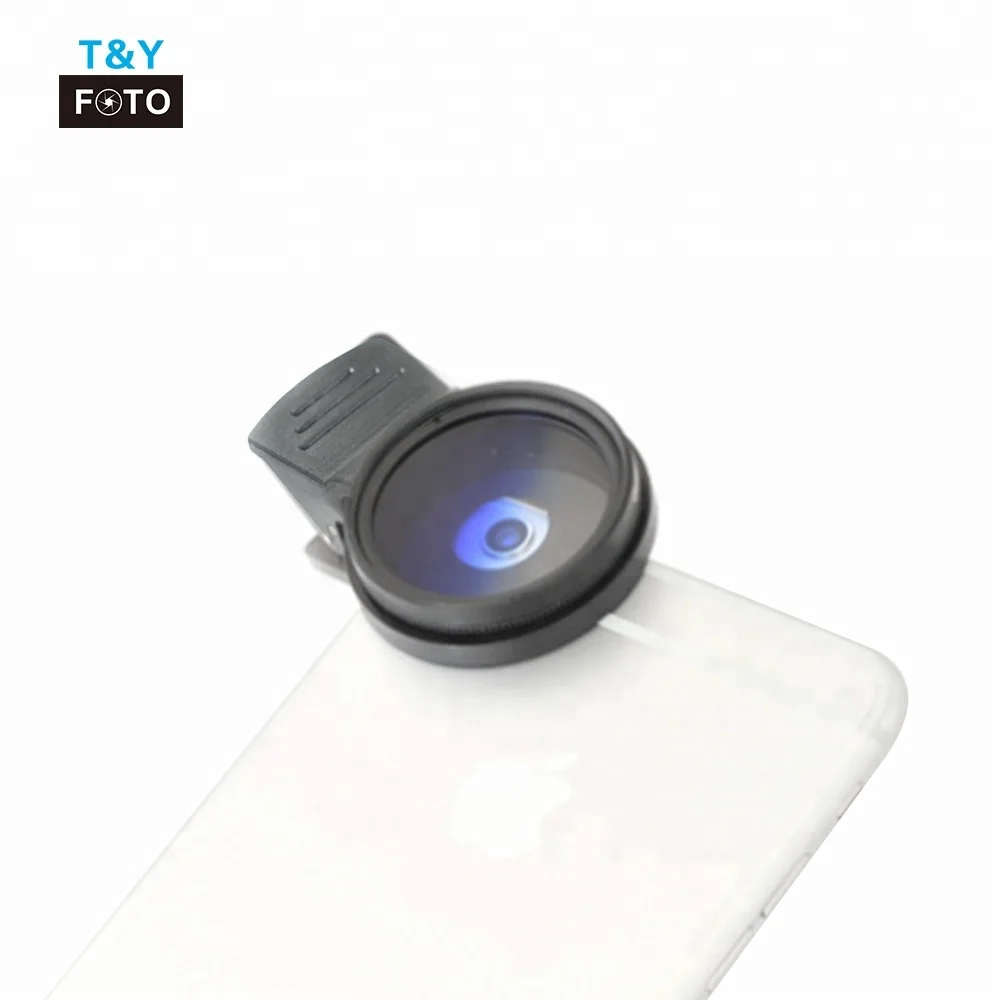 37MM Cell Phone Camera Lens Filter  for iPhone Samsung and Android Smartphones - Graduated Blue Orange Gray filter
