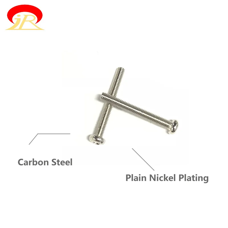 
Chinese Supplier M3 Pan Head Machine Screw Steel Phillips Nickel Plated Screw For Micro Camera 