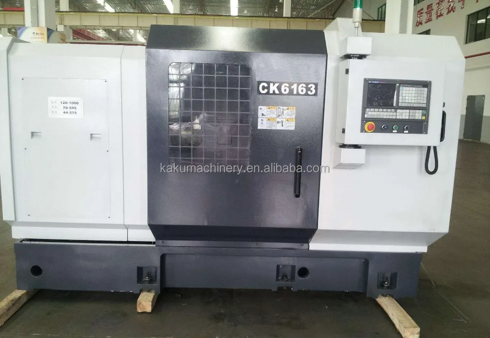 Easy operation Producing High Accuracy Accessories Machinery Industrial Tools CK6163 CNC Lathe