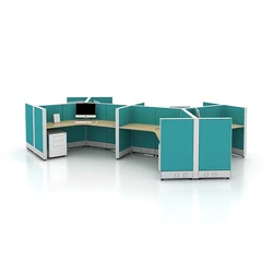 2020 Modern Office Furniture dell laptop precision Call Center Staff 9 Person Office notebook Workstation