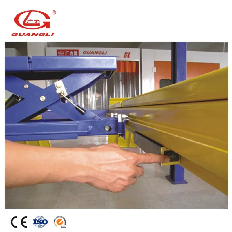 
Guangli wholesale four post carlift / four column car storage lift 