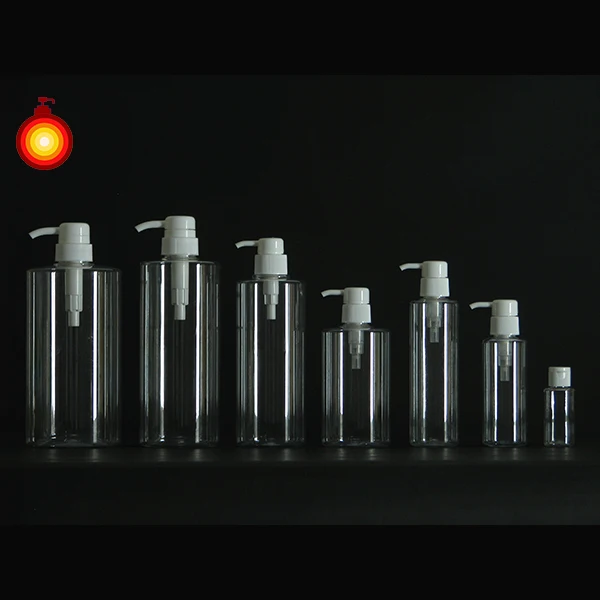 30ml~1000ml empty clear dispenser pet bottles for cosmetics plastic liquid detergent alcohol gel hand sanitizer lotion bottle