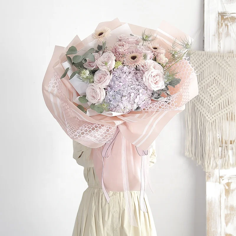 
Fresh Flower Wrapping Paper Wholesale Luxury packaging flower gift wrapping paper 