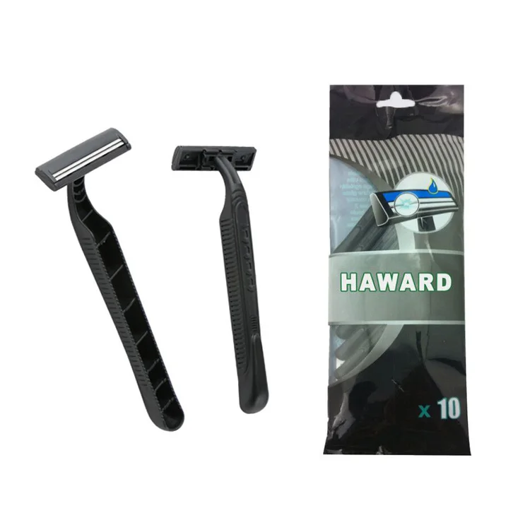 Twin blade Imported Stainless Steel razor blade cheap 2 Blade Disposable Razor Mens shaving razor