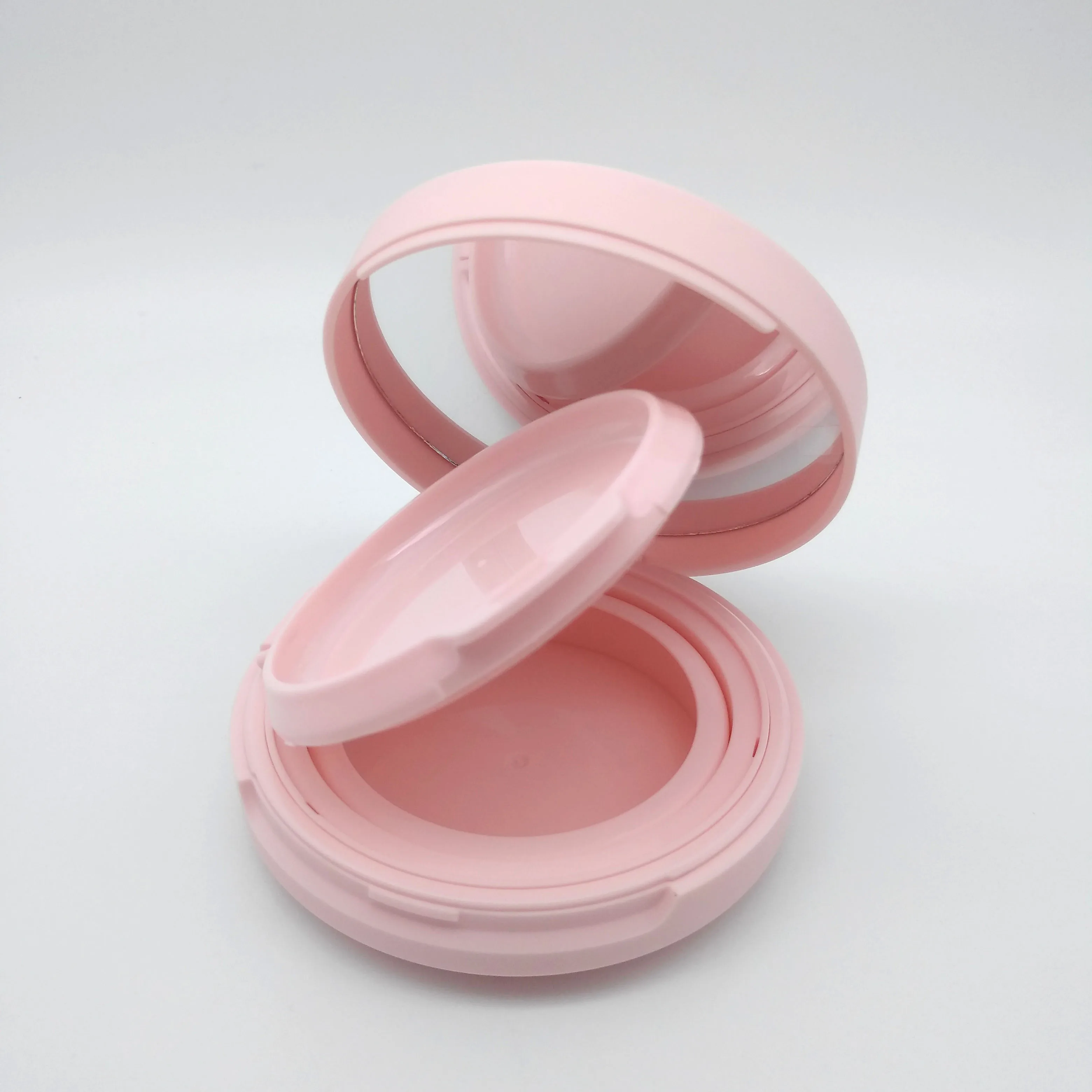 
Glittering Empty Cosmetic Compact Air Cushion Foundation Powder Case Packaging Personal Care UV Coating Matt Lamination Accept 