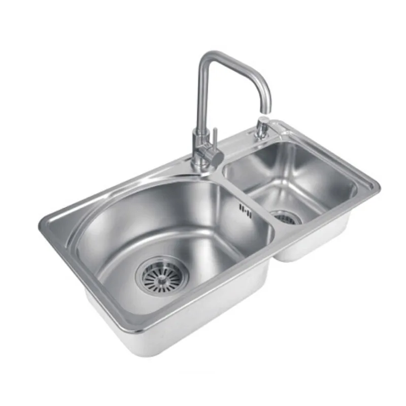 Double Bowl Custom hand made sink stainless steel kitchen sink (62150681216)