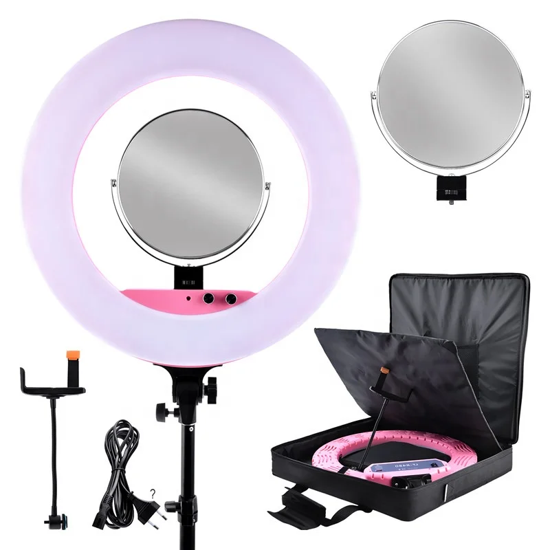 ultra slim 18 inch angel eye led floor lamp 100W dimmable photography ring lights professional beauty products for women