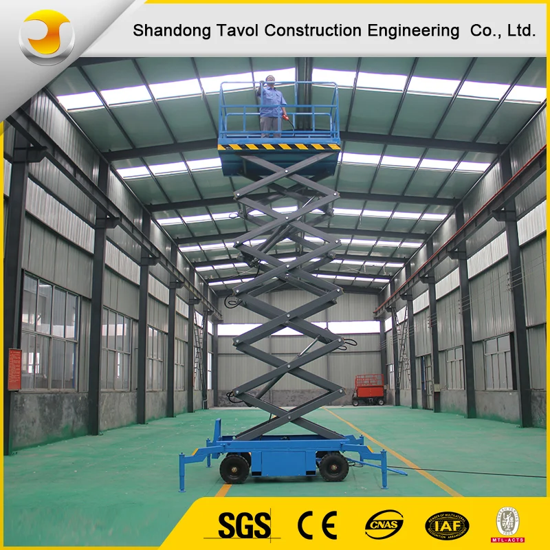 China factory supply hydraulic movable scissor elevator