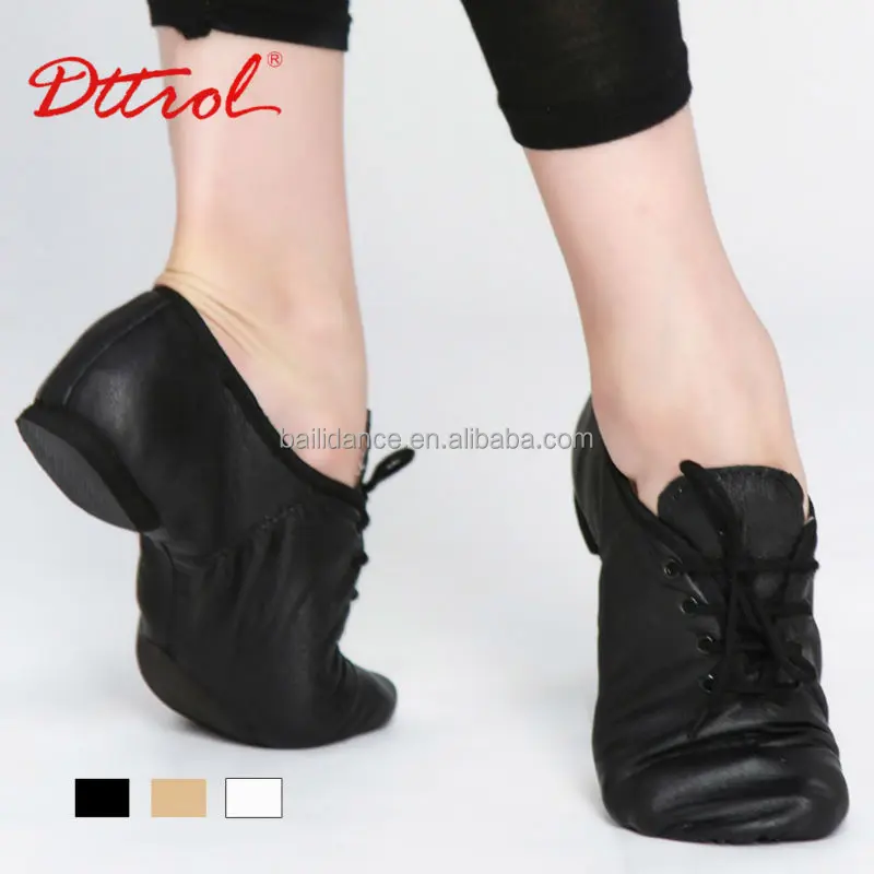 
D004715 Dttrol dance split sole lace up jazz shoes 