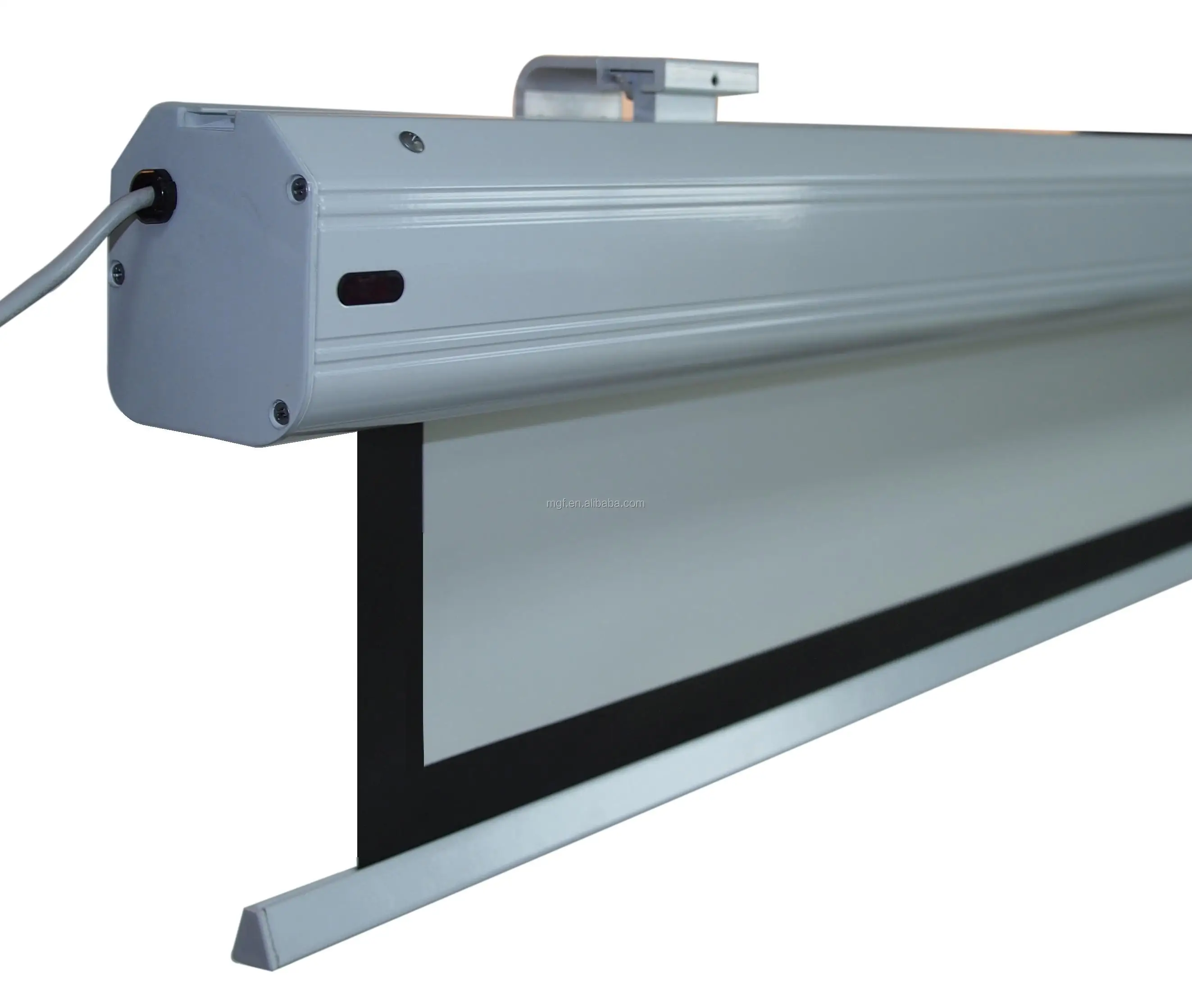 100 inch Aluminum Electric Pull Down Projection Screen 16:9