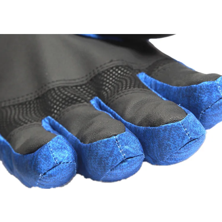 Waterproof fabric Polyester PU Leather Palm  Cheap Ski Gloves /Snow Gloves