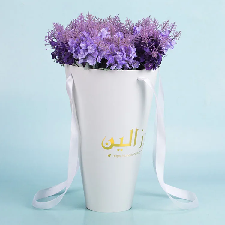 Custom printed promotional colorful paper manufacture flower bouquets sleeves