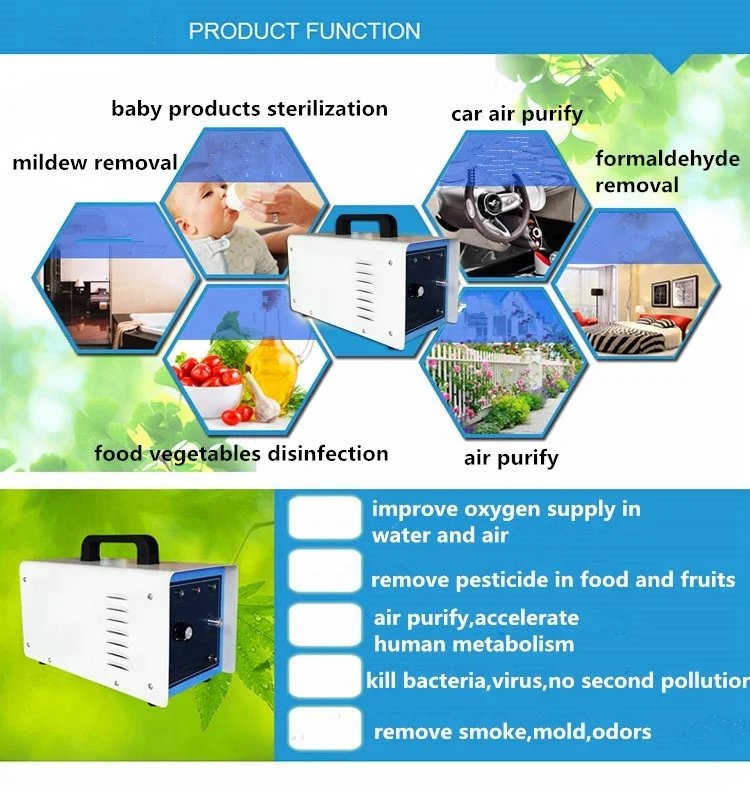 Ozone Generator For Improve Oxygen Content In The Air And Water
