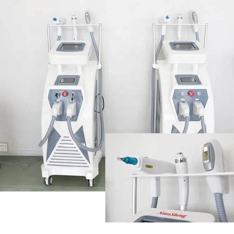 opt rf nd yag laser hair removal machine 4 in 1 multifunctional beauty esthetician equipment picosecond laser yag tattoo removal