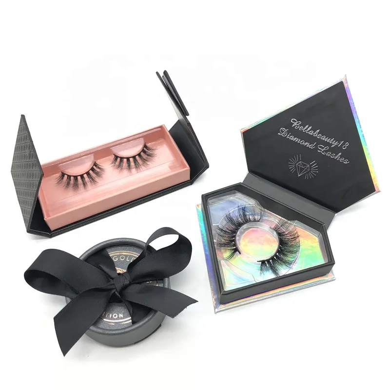 Express mink eyelashes Private Label 3D 5D 6D Mink Eyelashes premium mink lashes and custom eyelash package