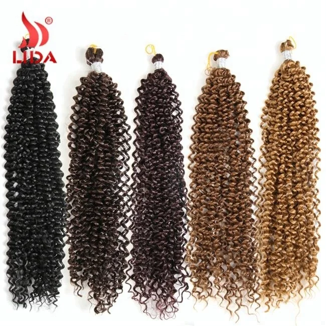 
kinky curly Bohemian Crochet hook kanekalon fiber braiding 