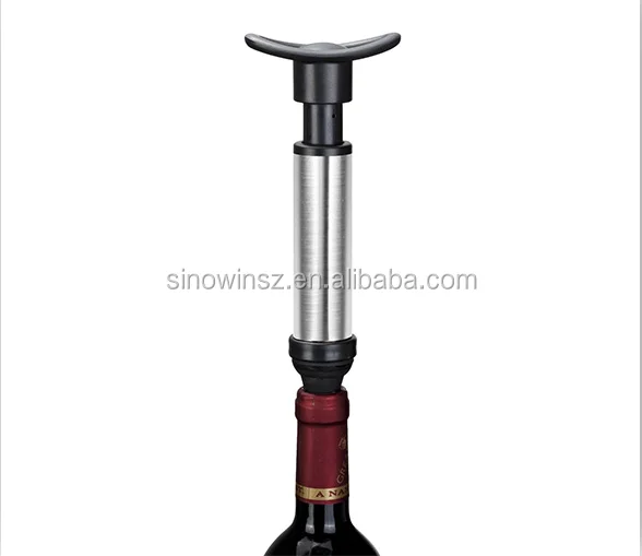 Высококачественный вакуумный насос для вина из нержавеющей стали с заглушками