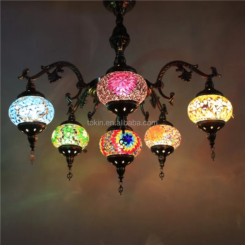 Mosaic Art Turkish turkish lamps Chandelier CL6M01