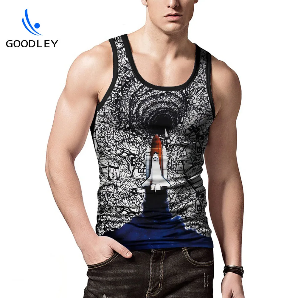 
in stock bulk wholesale novelty dyed sublimation printing singlets male tank top 