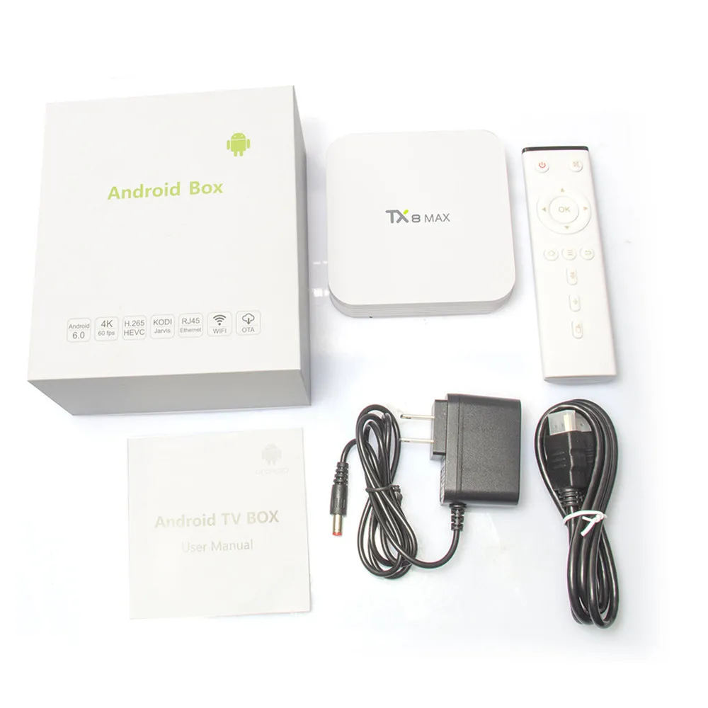Android Box Tx8 Макс 3 Г 32 Г 5.0 Dual Wifi Коди S912 Amlogic Android 6.0 TX8 MAX TV Box