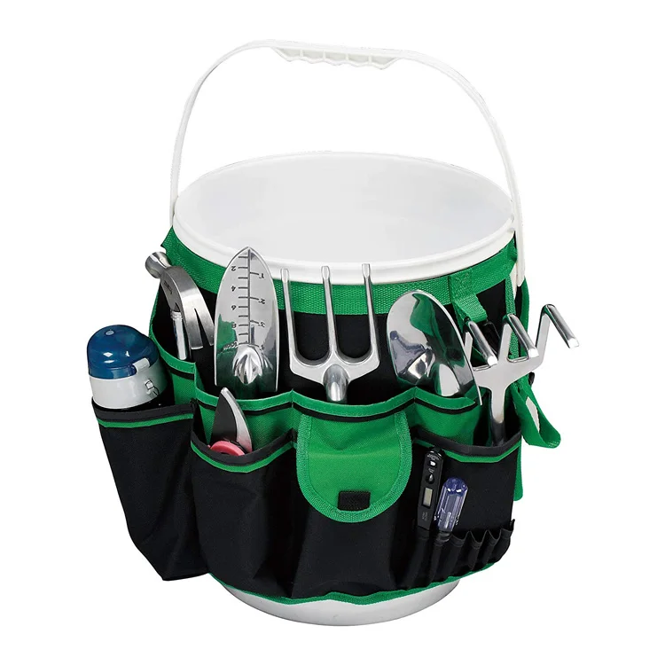 High Quality Round Gardening Tool Carry Bucket Bag