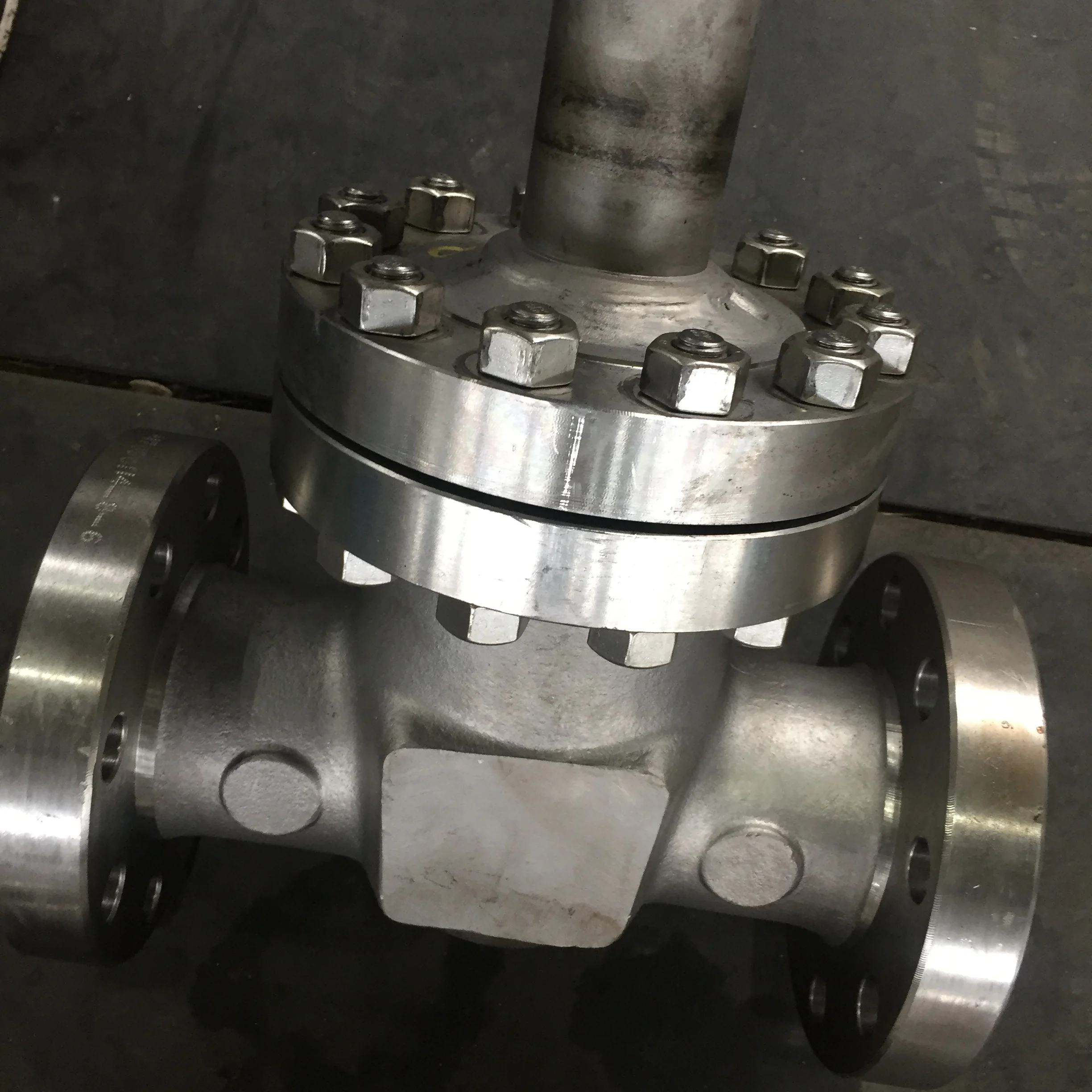 Bellow sealed parallel slide forged steel gate valve os&y