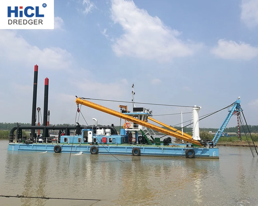 China shipyard 32inch 8000m3/h cutter suction river/sea sand dredger with Shijiazhuang pump (CCS certificate)