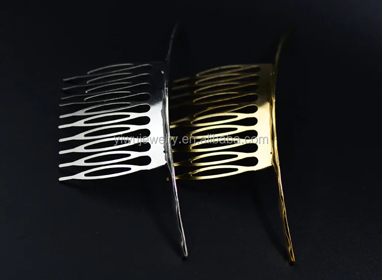 H36-029 metal comb hair clips women unique personalized italian hair accessories