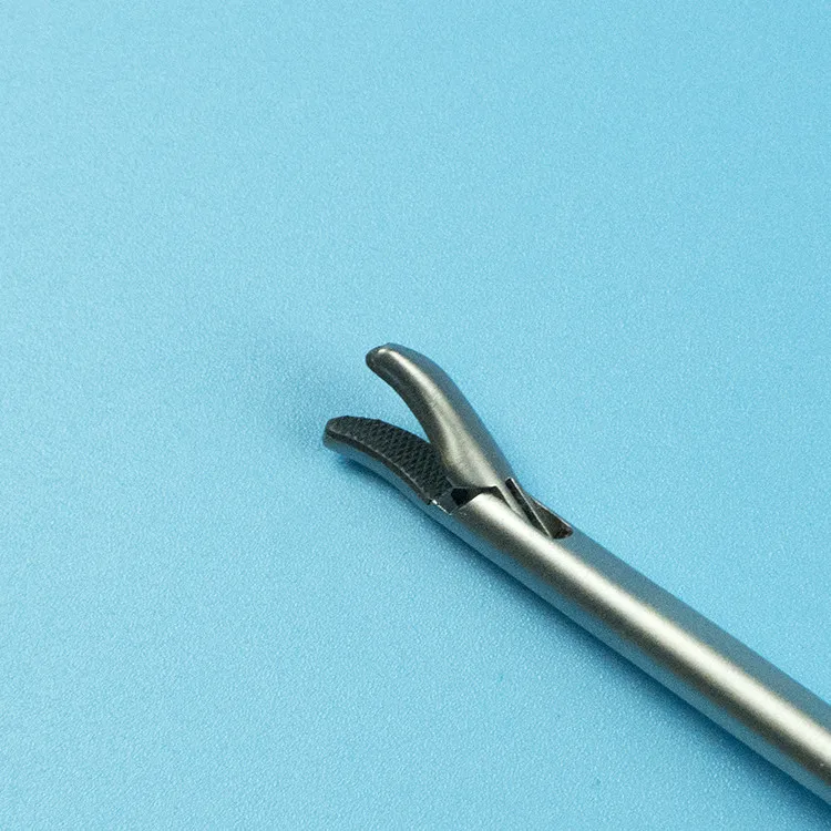 Laparoscopy needle holder curved laparoscopic needle holder curved reusable Surgical needle holder