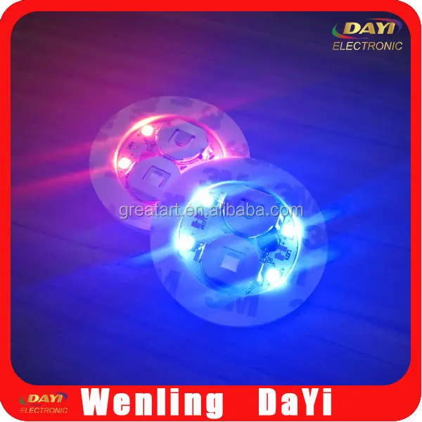 Bottle led flashing light stick, sparkling light for cups