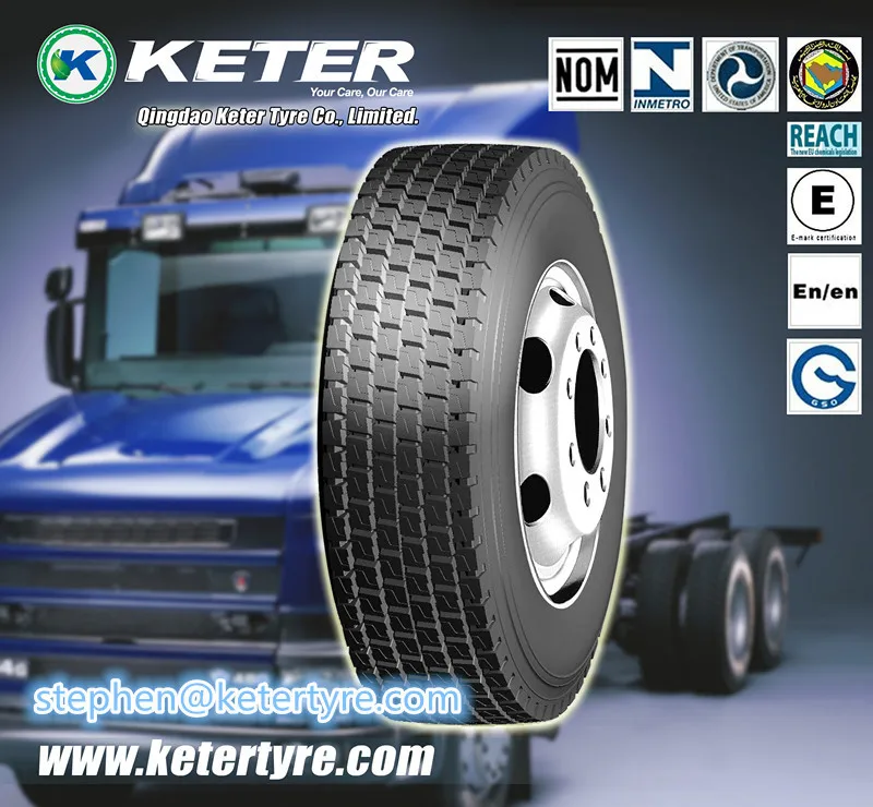 грузовые шины 12R22.5 , Грузовая покрышка 12R22.5, шина для грузовиков и автобусов из Китая,Бренд KETER TBR KTHD1