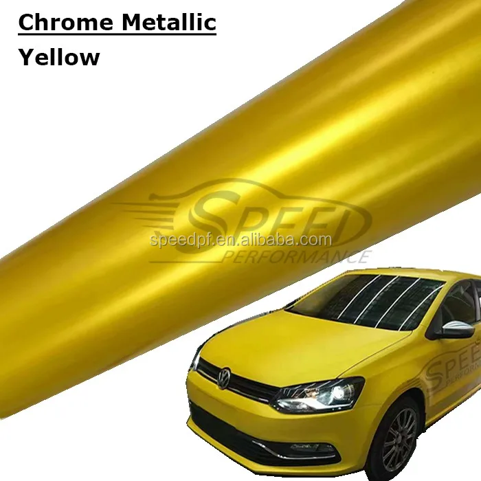 New Product High stretch Satin Pink Pear Matte Metallic Chrome Gold Car Wrap Vinyl