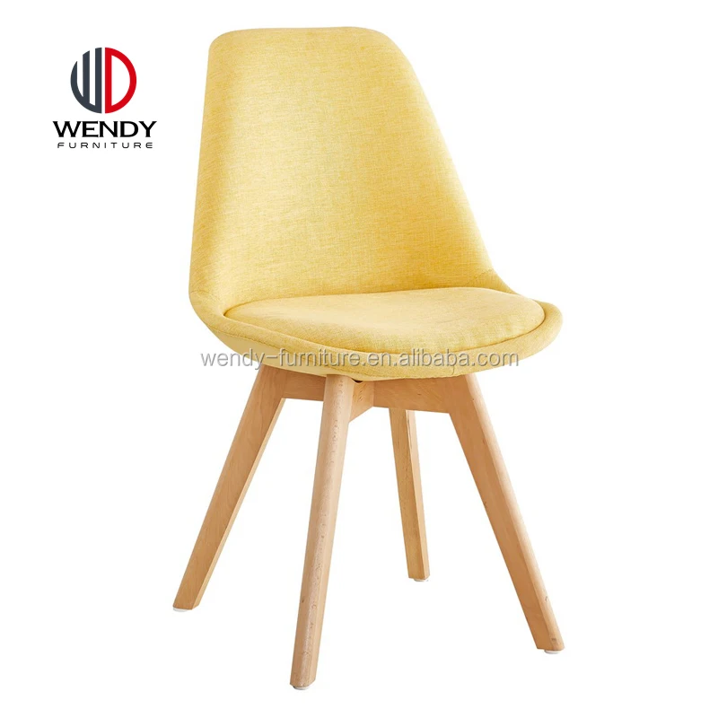 Patchwork fabrics dining chairs beech wood legs dining chair for sale