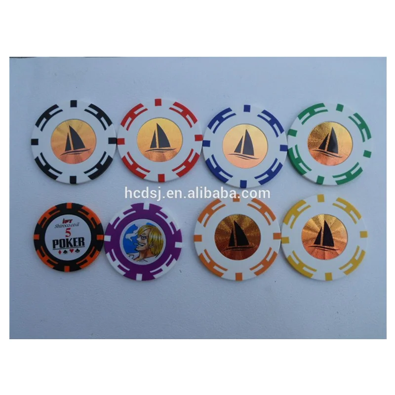 Free sample 11.5g plastic poker chips