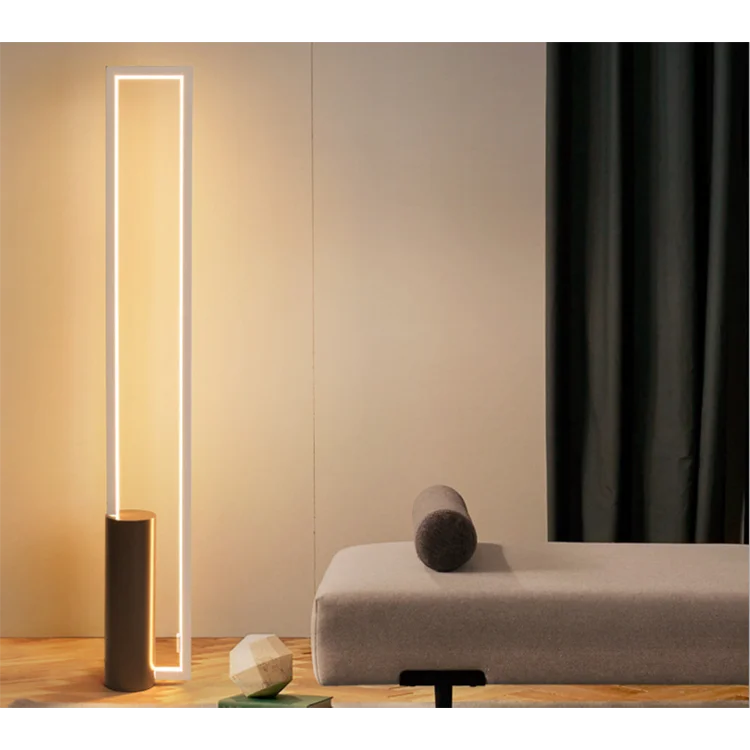 Прямоугольная Напольная Лампа в стиле постмодерн лофт стоячий светильник