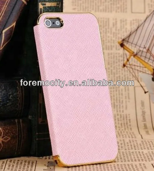 Высокое качество Мода чехол для iphone 5/Хром Кожа для роскошный iphone 5 Чехол