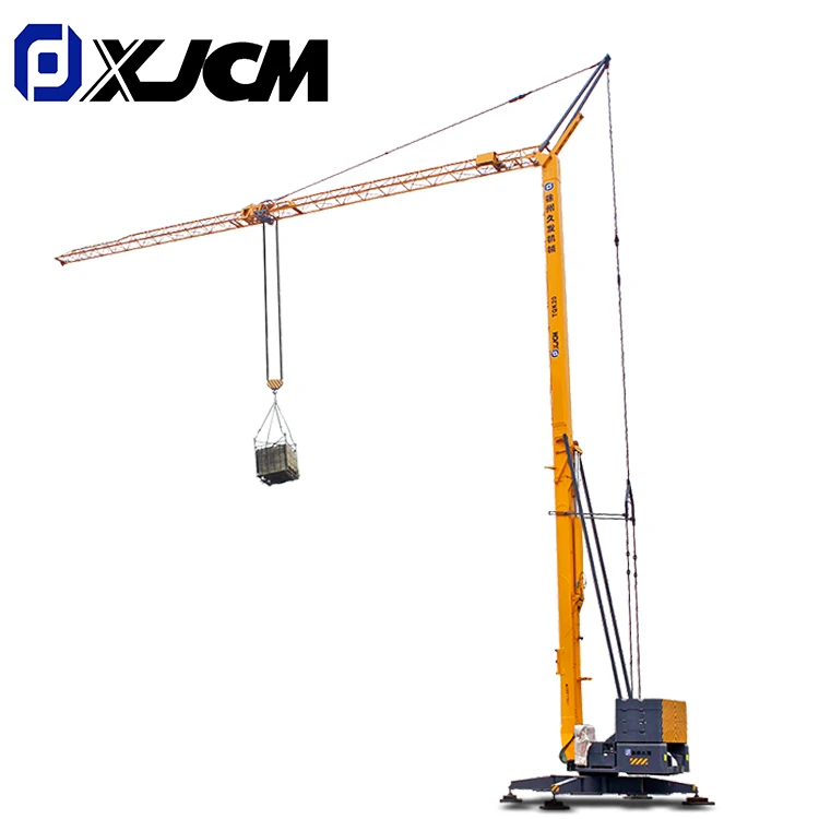 High Efficiency Electric 2 ton Small Tower Crane with Counter weight