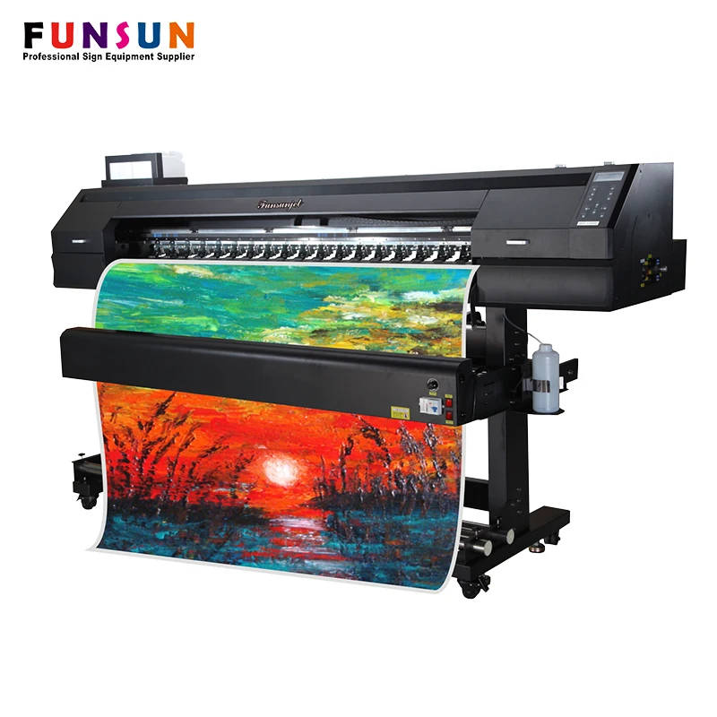 High Grade 1.7m DX5 Head 1440dpi Eco Solvent Printer Cutter