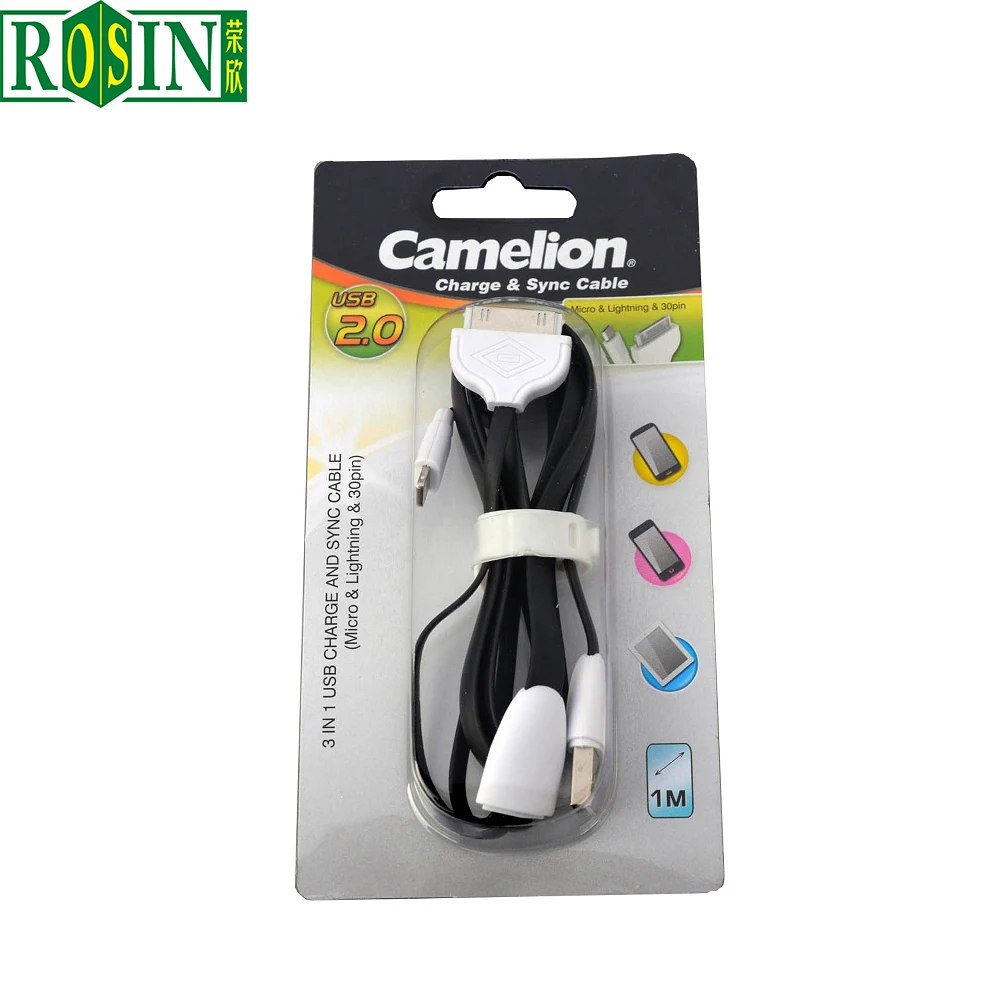 custom printing USB safe cable packaging box blister packaging