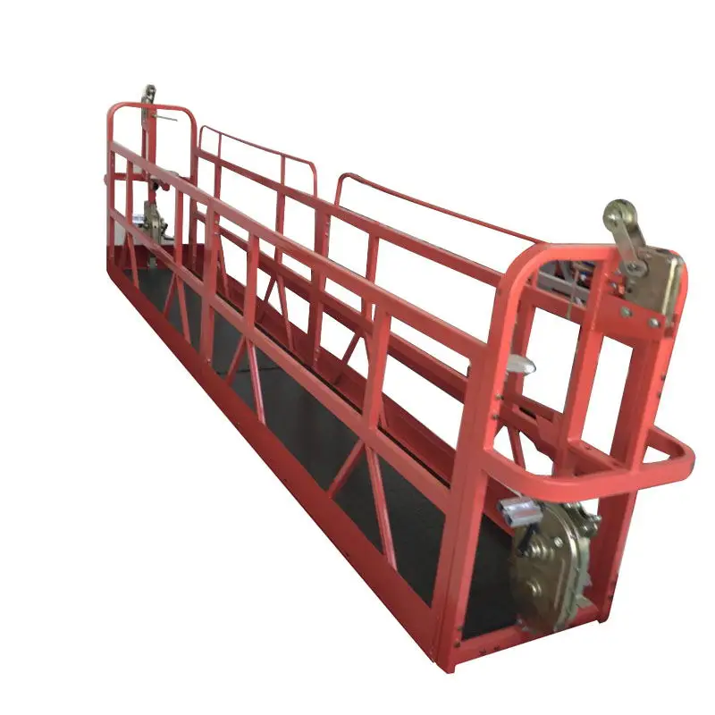 Flower basket for electric lift platform support for construction of exterior wall of high-rise building