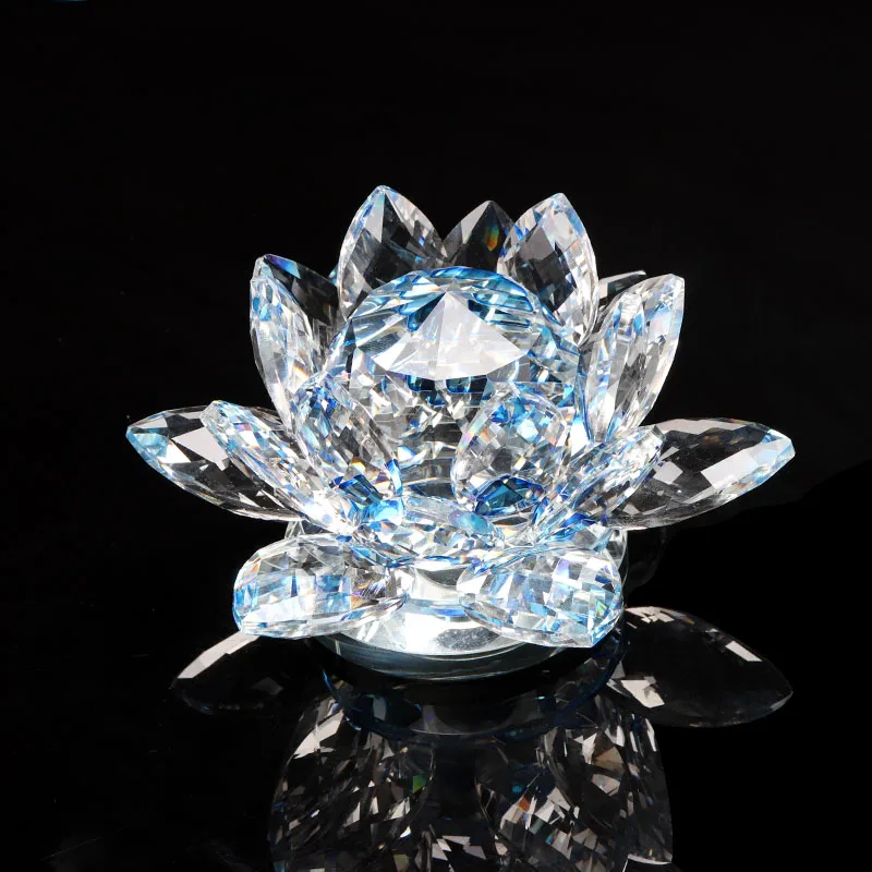 
crystal lotus flower candle holder wholesale 