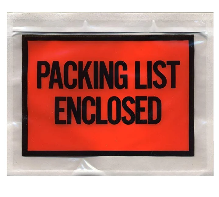 DHL Packing List Envelope Flyer Express Courier Envelope Bags