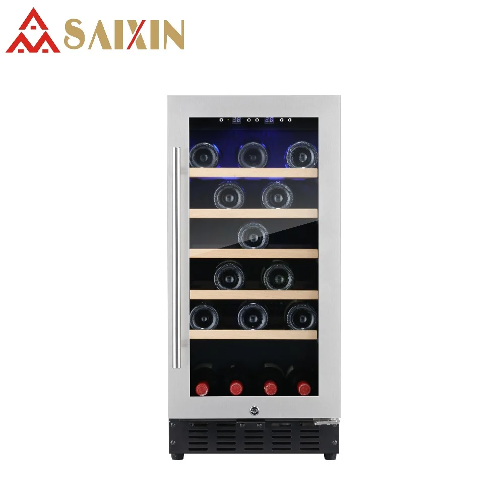 Wine Cooler Refrigerator 30 bottles single zone 90 L SRW-28S