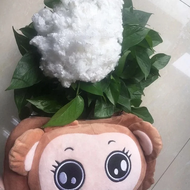 
100 virgin material hcs hollow colored polyester fiber fill 