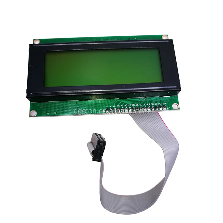 5V yellow green 20x4 Character LCD Module Display