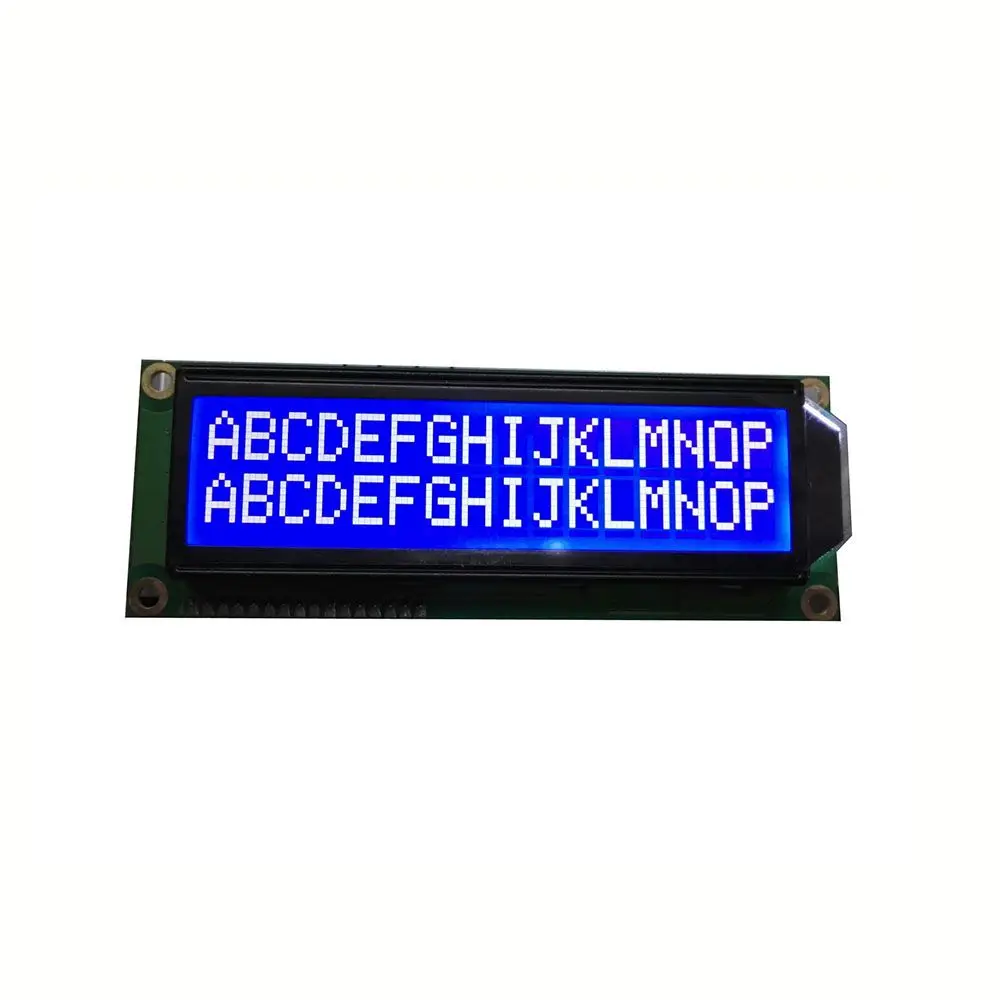 Best quality OEM black background large 1602 module  lcd character display