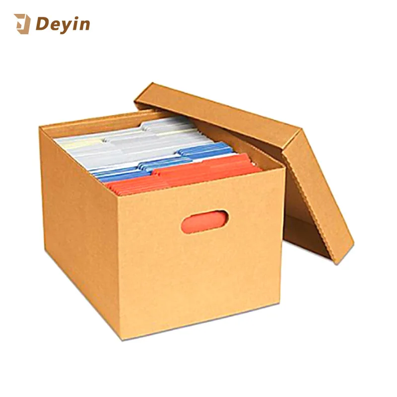 Strong Corrugated Storage File Document cardboard Archive Boxes