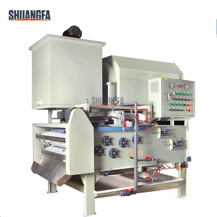 Sludge Dewatering Belt Filter Press Machine With 24 Hours Continuous Working