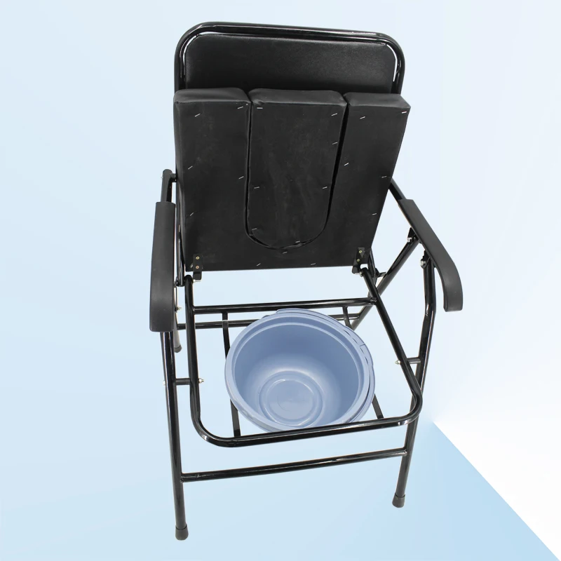 China Hot Sale Hospital Folding Walker Commode Chair Price/Potty Chair Adult/ Toilet Chair For Elderly/Disabled