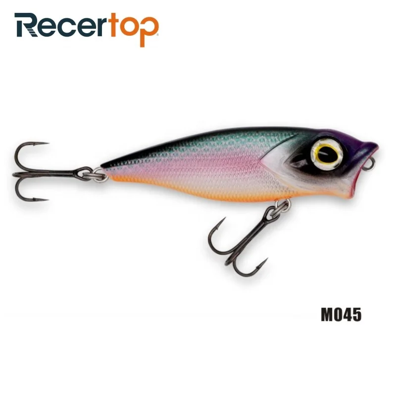 Trolling Tuna Popper Lure 6.5cm 7.5g Top Water Popper Fishing Lure Artificial Bait Hard Fishing Tackle Wobblers